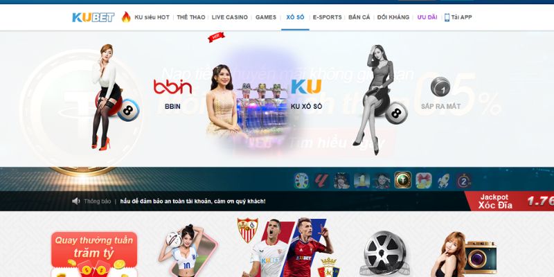 Giới thiệu sảnh Xổ Số Kubet88