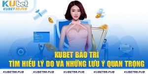 Kubet bảo trì - Tìm hiểu lý do và những lưu ý quan trọng