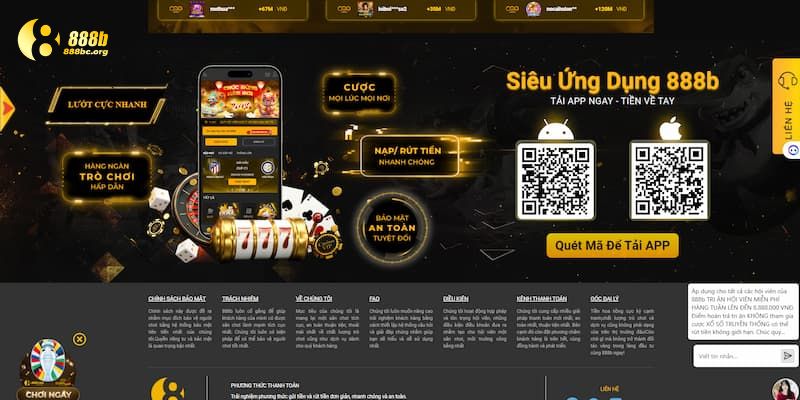 Tải app 888B mang đến cho bạn phương thức giải trí hiện đại nhất