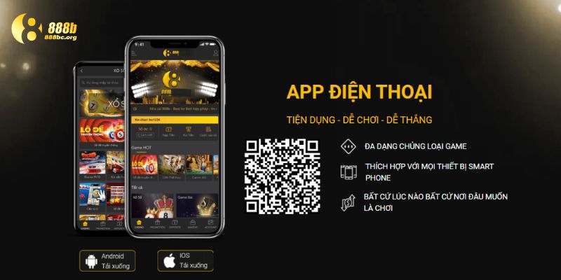 Qua vài thao tác đơn giản, bạn đã có thể tải app 888B về thiết bị của mình